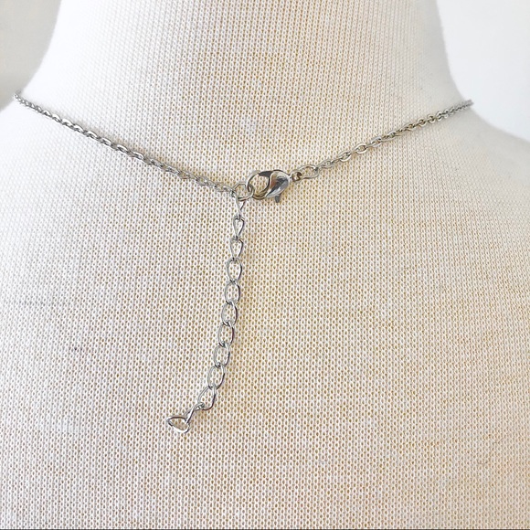 STORE CLOSING SALE! Silver Dove Necklace - Picture 3 of 3